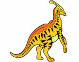 Parasaurolofus con rayas