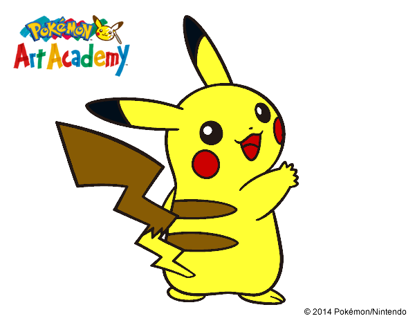 Pikachu de espaldas