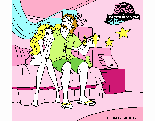 Barbie con su padre