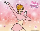 Barbie en postura de ballet