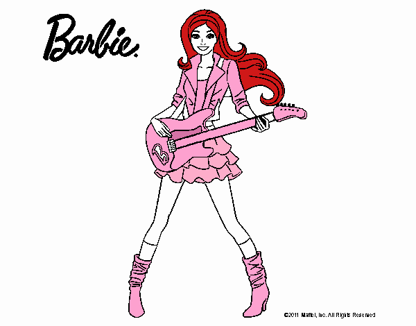 Barbie guitarrista