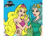 Barbie se despiede de la reina sirena