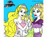 Barbie se despiede de la reina sirena