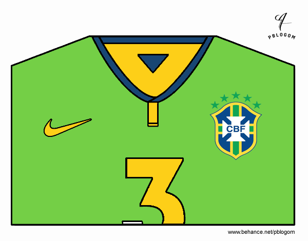 esta la camiseta de brasil