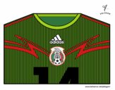 Camiseta del mundial de fútbol 2014 de México