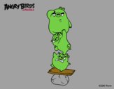 Cerdos verdes de Angry Birds