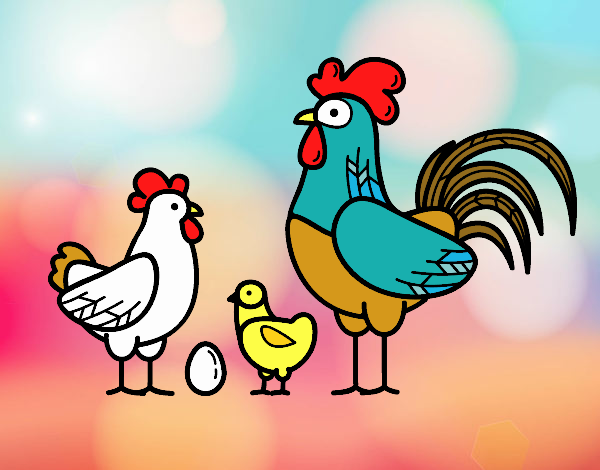 La familia gallina