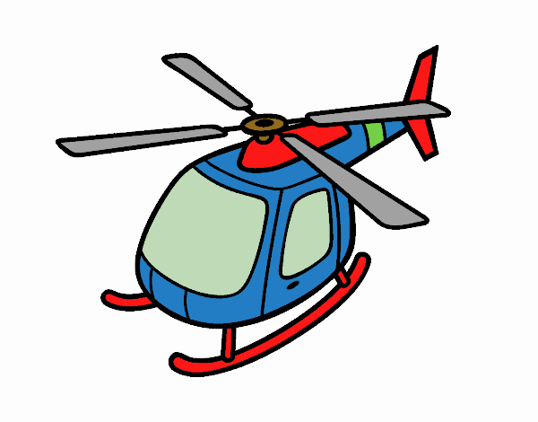 Helicóptero volando