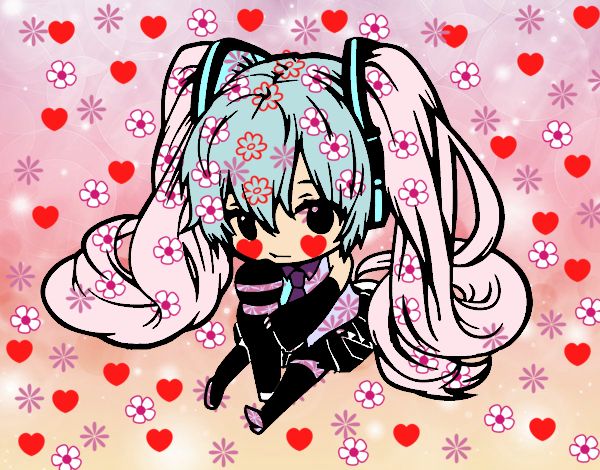 Miku Chibi vocaloid