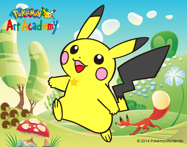 Pikachu en Pokémon Art Academy