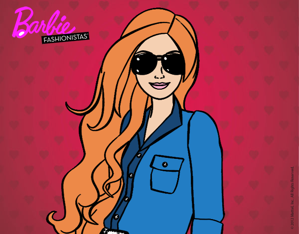 Barbie con gafas de sol