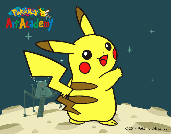 Pikachu de espaldas