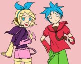 Rin y Len Kagamine Vocaloid