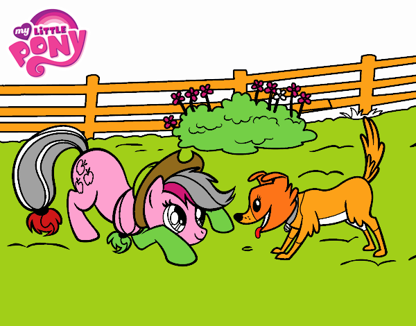 Applejack y Winona