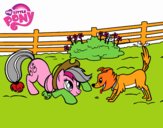 Applejack y Winona