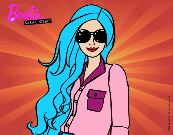 Barbie con gafas de sol