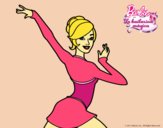 Barbie en postura de ballet