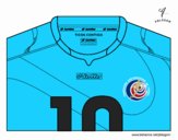 Camiseta del mundial de fútbol 2014 de Costa Rica