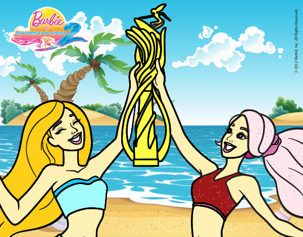 Samus y Avery...campeonas del surf