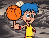 Jugador de baloncesto junior