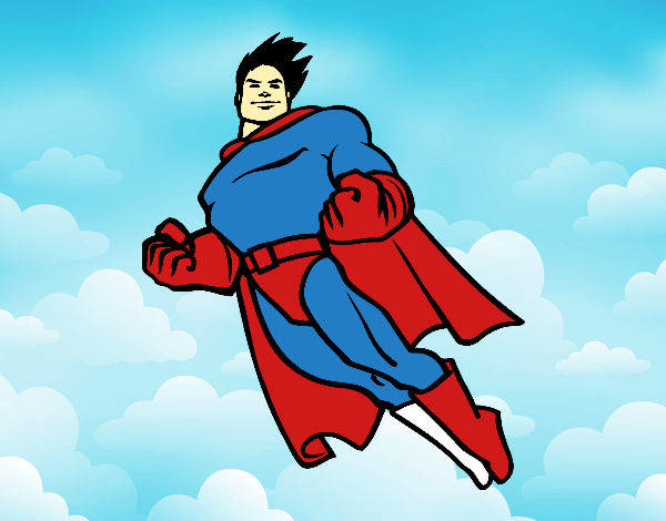 Superman volando