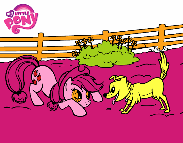 Applejack y Winona