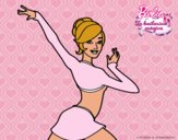 Barbie en postura de ballet