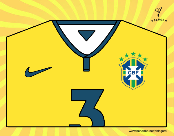 Camiseta del mundial de fútbol 2014 de Brasil