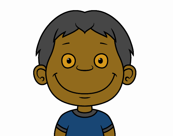 clipart de cara de niño pequeño