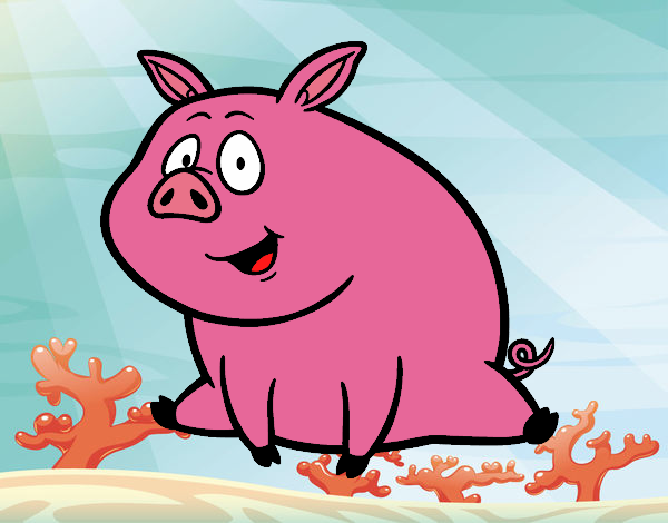 Cerdito de granja