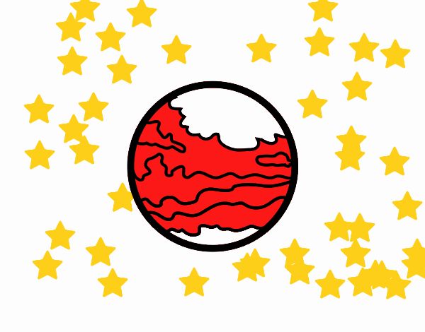 El planeta rojo marte 