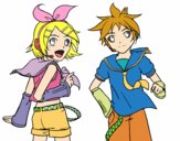 Rin y Len Kagamine Vocaloid