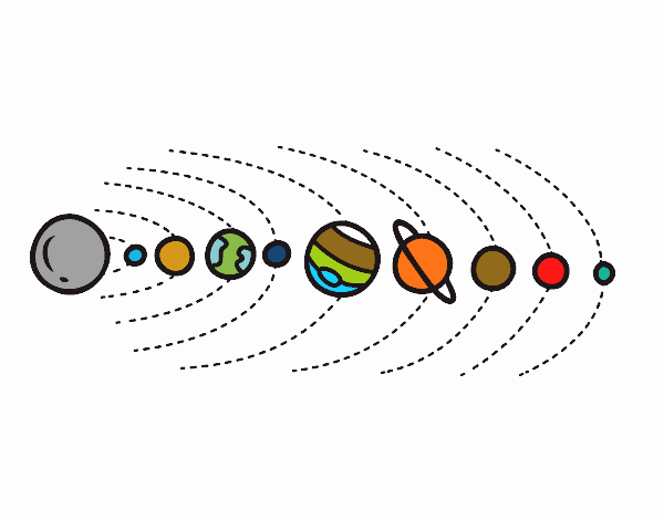 Dibujo de Sistema solar pintado por en Dibujos.net el día 03-05-23