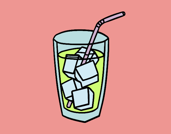 Un vaso de refresco