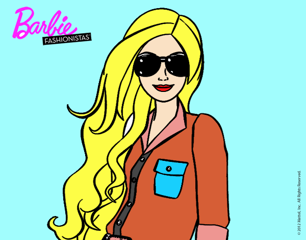 Barbie con gafas de sol