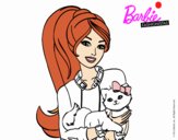 Barbie con su linda gatita