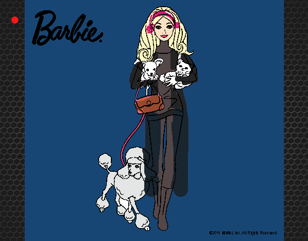 Barbie con sus mascotas