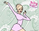 Barbie en postura de ballet