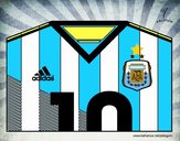 Camiseta del mundial de fútbol 2014 de Argentina