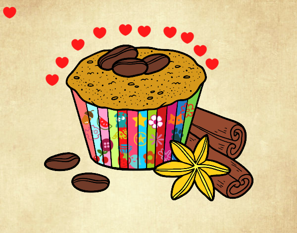 Cupcake de café