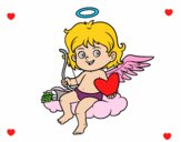 Cupido en una nube