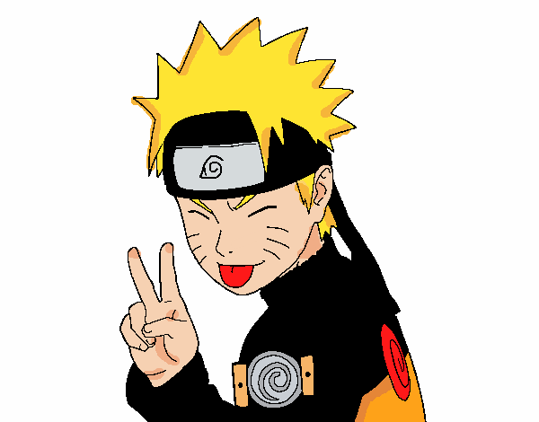 Naruto sacando lengua