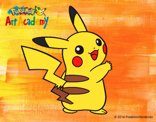 Pikachu de espaldas