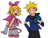 Rin y Len Kagamine Vocaloid