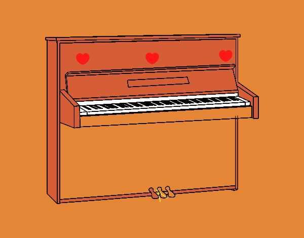 Un piano de pared