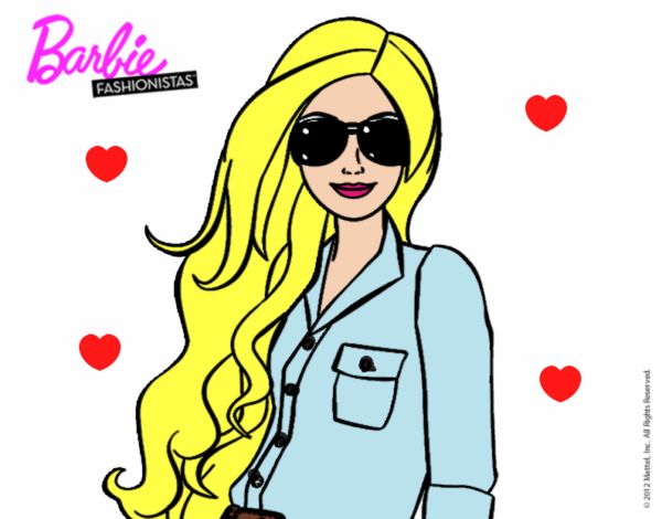 Barbie con gafas de sol