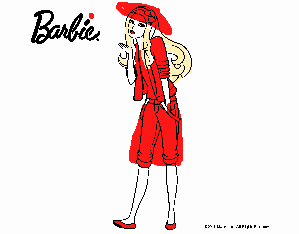 Barbie con look casual