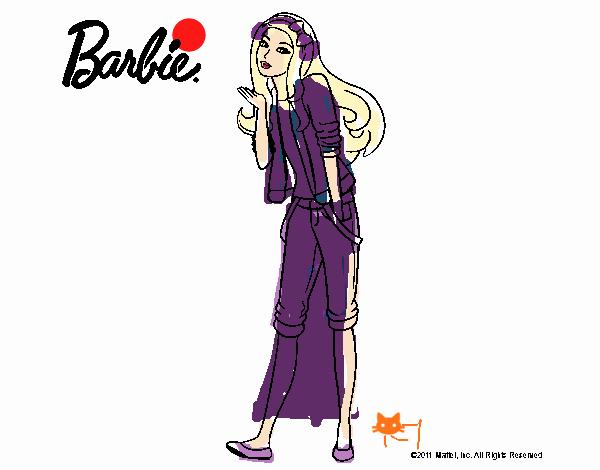 Barbie con look casual