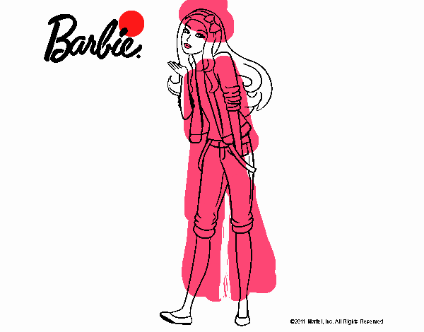 Barbie con look casual