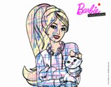 Barbie con su linda gatita